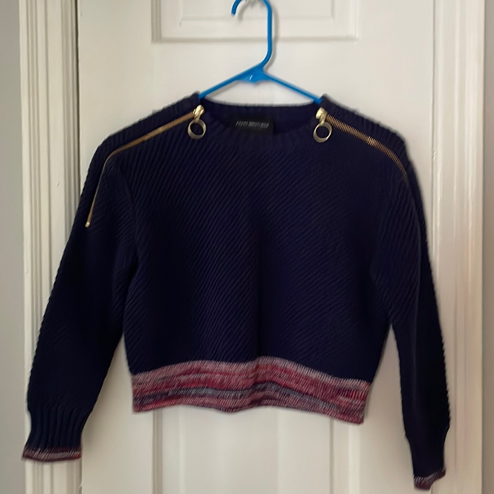 FANG Crop Top Sweater
